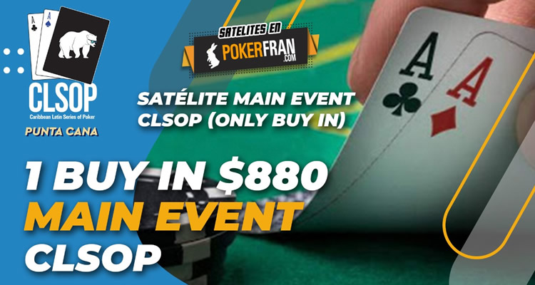 Clasifica hoy al Main Event del CLSOP en PokerFran.com